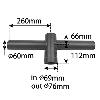 Twin Spoke Bracket 180° Arms