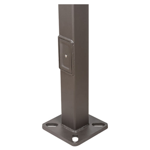 20 Foot Aluminum 4 Inch Square Light Pole