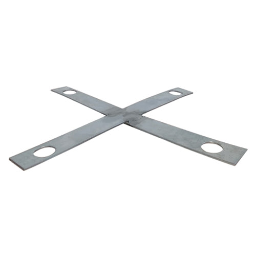 Cross Screw Positioning Plate For 30 FT Steel Round Light Poles