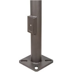 10 Foot Steel 3 Inch Round Light Pole