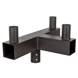 Square Triple 90° Horizontal Tenon Adapter