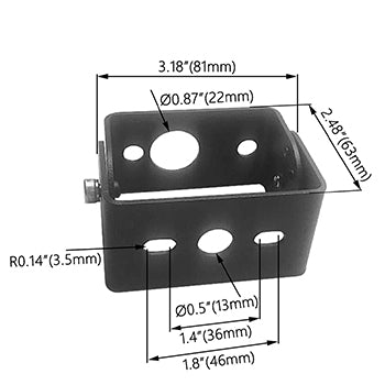 Trunnion For Flood Light 20W-70W